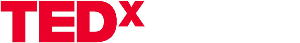 a red x and a white letter